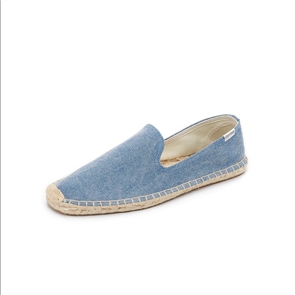 NEW SOLUDOS Chambray Espadrille Slip On Size 11 - Picture 8 of 8